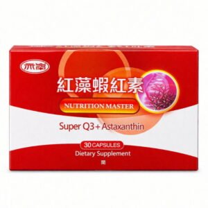 亦峯 紅藻蝦紅素葉黃素膠囊(550mg/粒x30粒)/盒