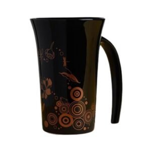 【預購】【微緩特】夏荷剪影喇叭杯-亮黑