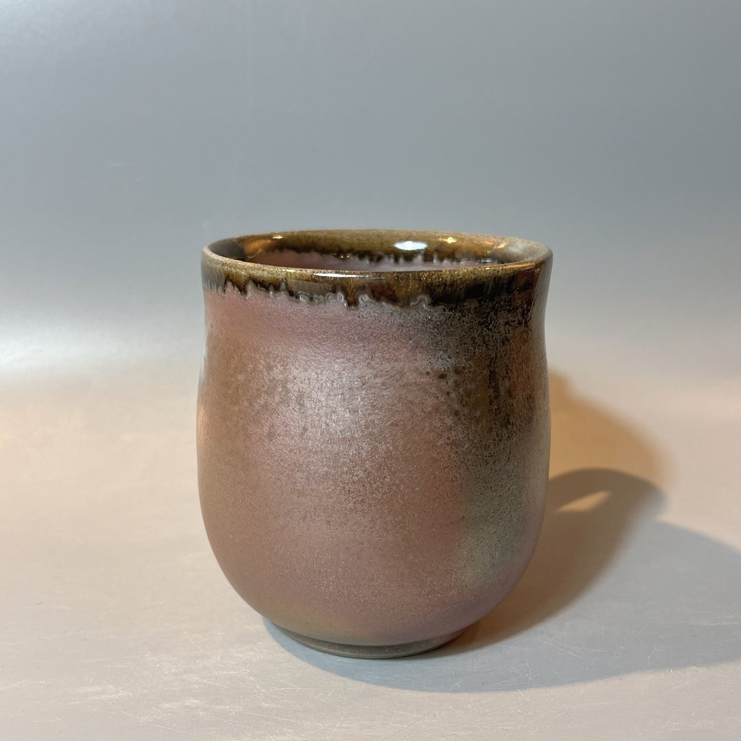 柴燒500cc古樸落灰桑椹紫金馬克杯 / 啤酒杯 / 小平凡手作 - Image 2