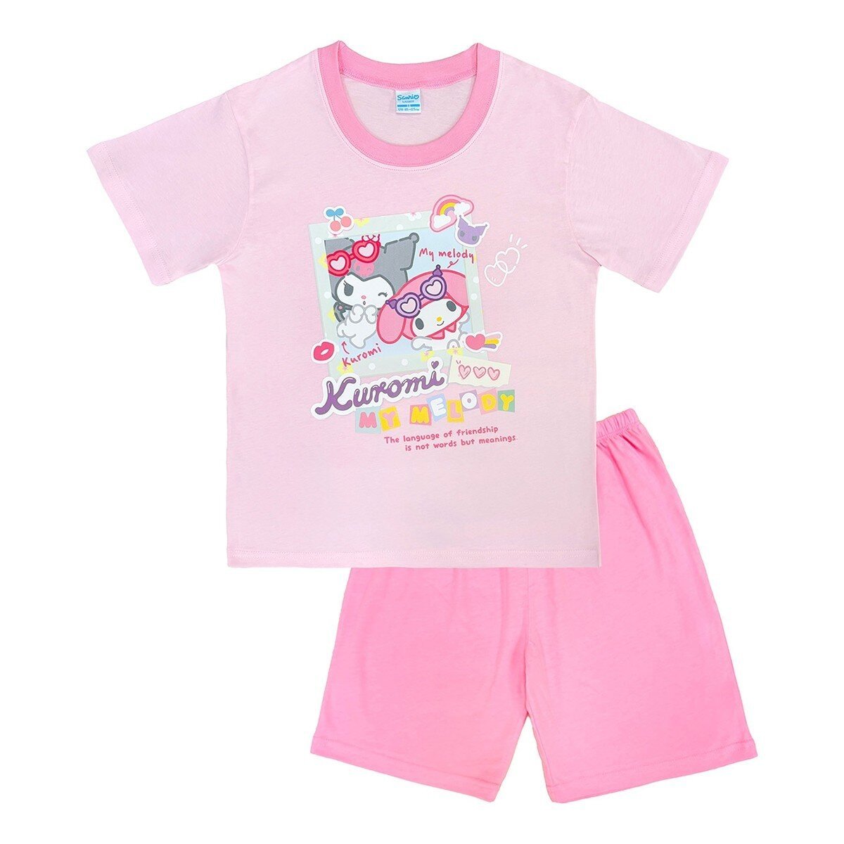 Licensed 女童短袖休閒服四件套組 酷洛米 - Image 3
