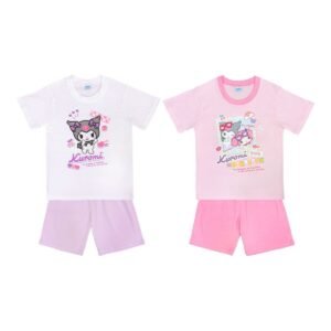 Licensed 女童短袖休閒服四件套組 酷洛米