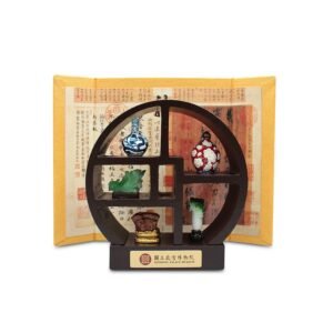 迷你擺飾-迷你圓滿博古架文物組