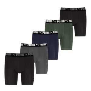 Puma 男平口內褲五入組 XL號