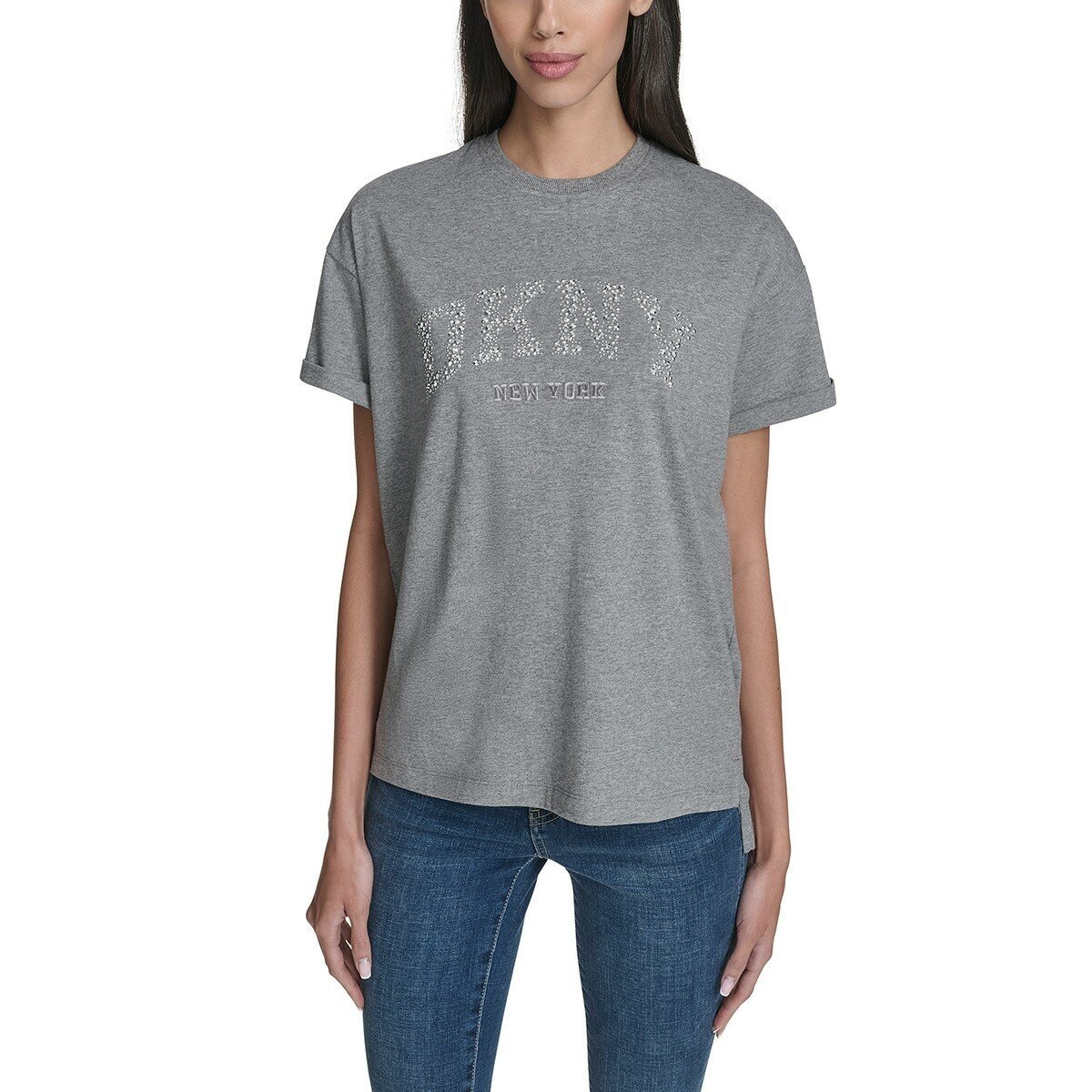 DKNY Jeans 女 Logo 短袖上衣 - Image 2