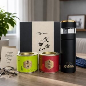 父親節禮盒丨智能茶水分離保溫杯 茶葉禮盒 升職禮物 送男友