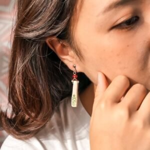 【預購】【台灣製】【原風藝站】圖騰陶製耳環 | 板狀 | 原住民 族服 台灣印象