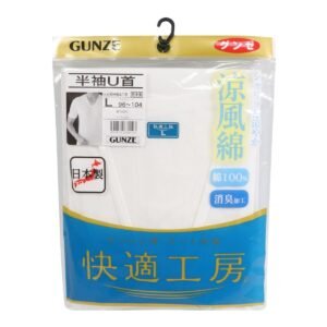 郡是 快適工坊男涼感短袖U領上衣
