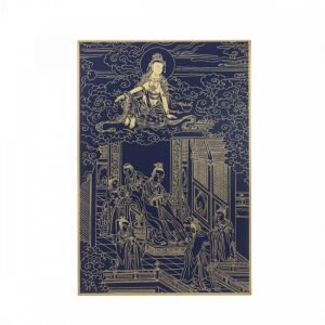 故宮百年紀念描金佛卡系列-觀音現小王身說法