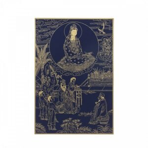 故宮百年紀念描金佛卡系列-觀音現長者身說法