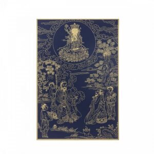 故宮百年紀念描金佛卡系列-觀音現居士身說法