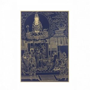 故宮百年紀念描金佛卡系列-觀音現宰官身說法