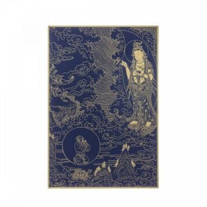 故宮百年紀念描金佛卡系列-觀音救高山墮落難