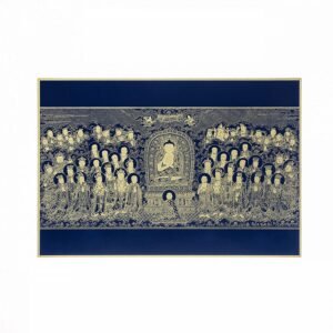 故宮百年紀念描金佛卡系列-金剛經佛說法圖