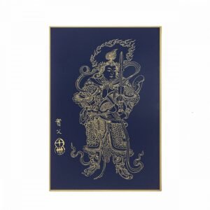 故宮百年紀念描金佛卡系列-護法韋馱菩薩