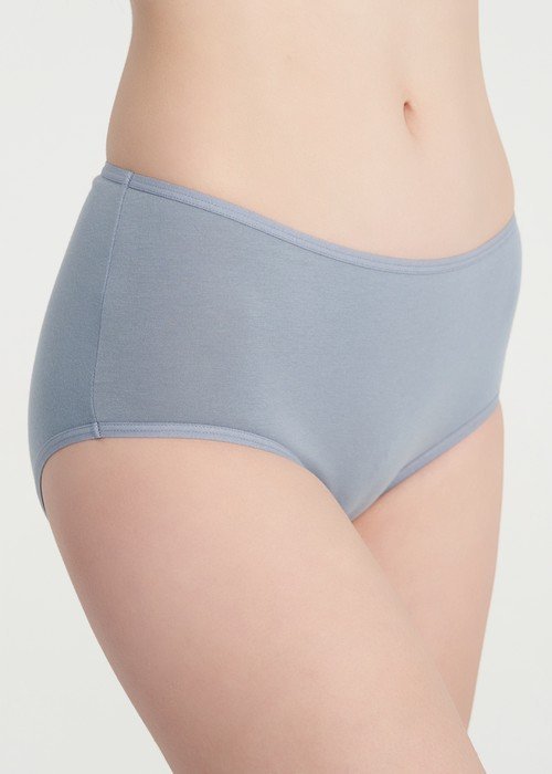 【台灣製】XXL 經典純色.細邊高腰三角內褲 - Image 4