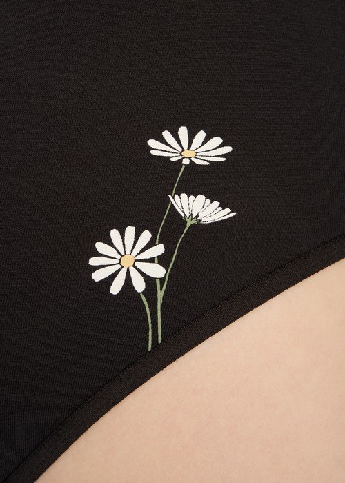【台灣製】XXL Flower Valley.緊帶高腰三角內褲 - Image 4