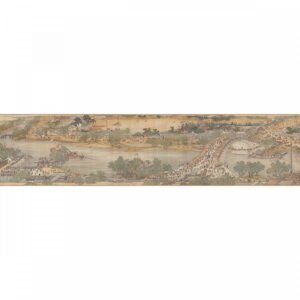 數位複製畫 清院本 清明上河圖 (局部150cm)