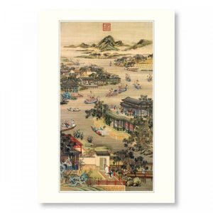 B4小畫片 清畫院畫十二月月令圖五月