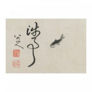 畫心_清朱耷寫生冊魚原寸