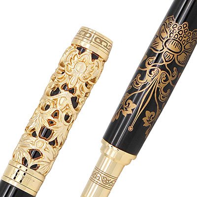 金番花鋼筆(黑金) - Image 5