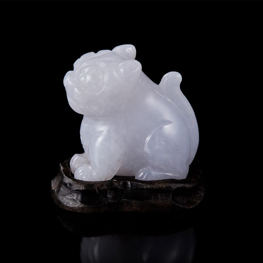 十二生肖翡翠迷你擺件-虎 - Image 2