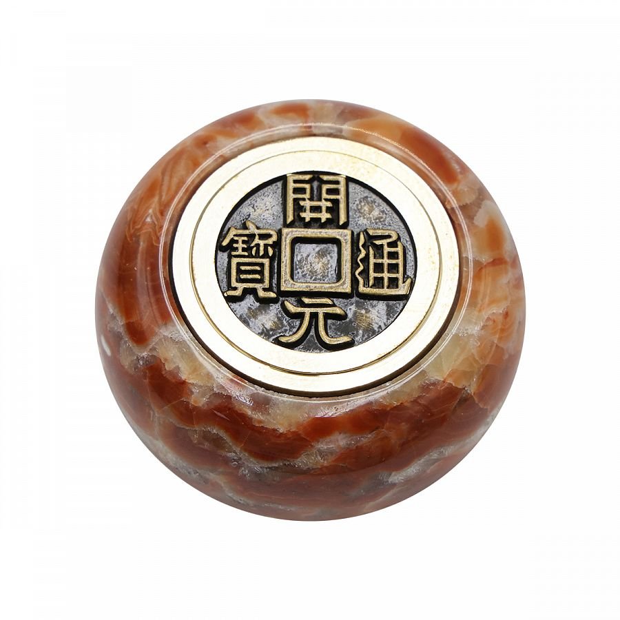 五行轉運珠-紅龍玉石