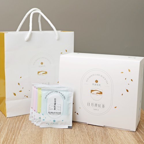 日月潭紅茶包 新年禮盒 50入 日月潭四大品種綜合茶包 冷熱泡
