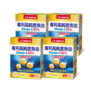 【三多士】專利高純度魚油軟膠囊60粒(4盒組)