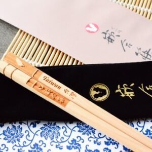 【預購】【台灣製】台灣國寶紀念品 台灣檜木嵌合筷 可客製化雷射雕刻 專利設計
