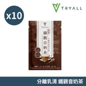 [饌元]Tryall 分離乳清蛋白10入-鐵觀音奶茶35g
