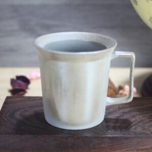【預購】【台灣製】【沐春生活】240ml 柴燒天然落灰 方韻杯 咖啡杯 台灣鶯歌製