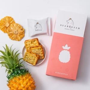 【台灣製】BearQueen - 菠蘿蘇打牛軋餅 | 8 pcs