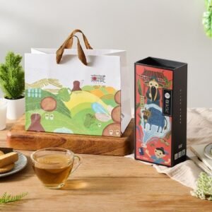 【茶食光光】阿里山金萱紅茶牛軋糖(蛋奶素)_300g盒