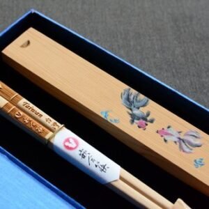 【預購】【台灣製】吉祥隨繪禮盒組 台灣特色紀念品 客製筷子禮品 台灣檜木筷子組