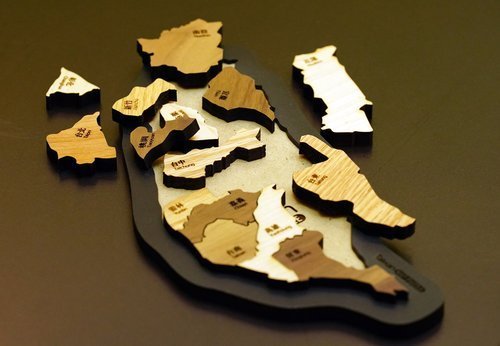 【預購】【台灣製】台灣地圖原木拼圖 Taiwan Map Puzzle - Image 2