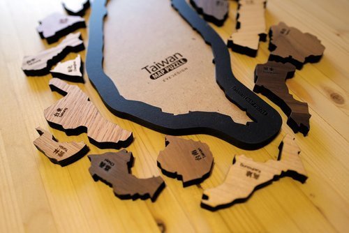 【預購】【台灣製】台灣地圖原木拼圖 Taiwan Map Puzzle - Image 3