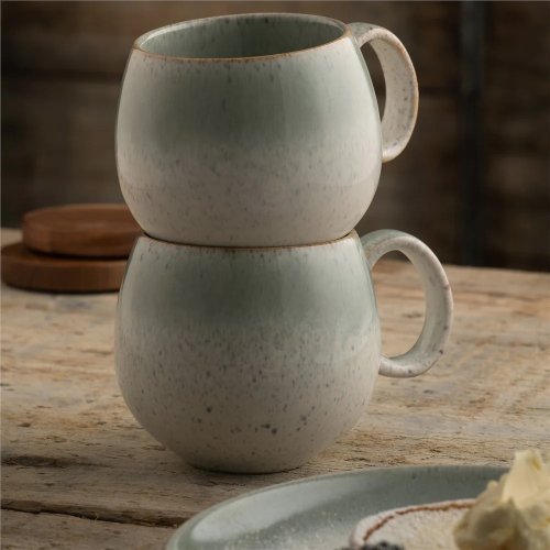 【預購】愛爾蘭Belleek Living 海霧窯變釉 胖胖馬克杯4入組 入厝禮 - Image 2
