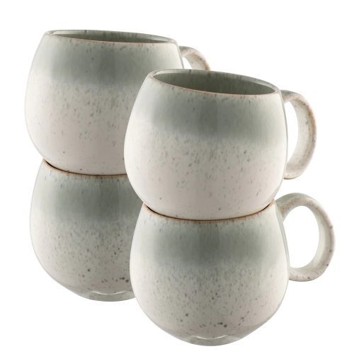 【預購】愛爾蘭Belleek Living 海霧窯變釉 胖胖馬克杯4入組 入厝禮 - Image 3