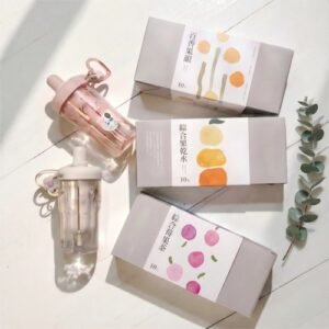 【預購】Fruitea生活提案組優惠 3盒+2支果韻杯附提袋 優惠價1380