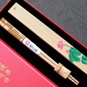 寓意花卉嵌合筷禮盒 客製紀念品 傳遞獨特心意