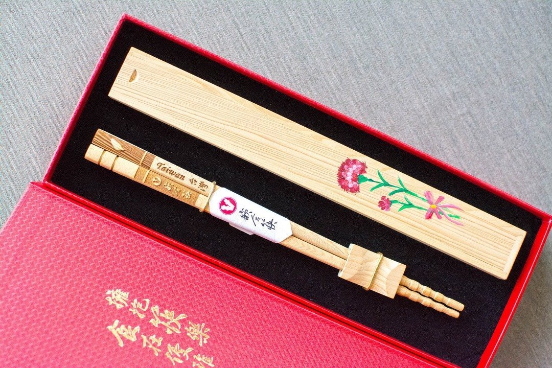 寓意花卉嵌合筷禮盒 客製紀念品 傳遞獨特心意 - Image 6