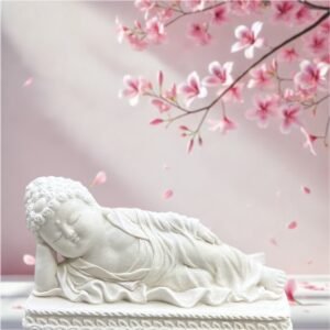 靜謐之美學 淨念吉祥小佛之臥佛(如自在) 精緻台灣文創禮品