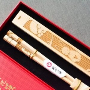 【預購】四面雕刻 檜木嵌合筷禮盒組 企業客製化禮品 國外客戶送禮