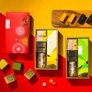 【金錦町】小滿禮盒 (金箔蜂蜜蛋糕+琥珀糖+菠蘿酥)