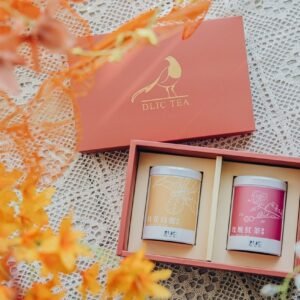 暖粹禮盒-茶包禮盒 原葉立體茶包珍珠白茶罐2入1組