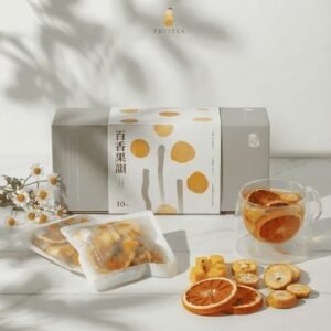 【預購】Fruitea凍乾鮮果茶・紅橙金桔百香果10入/盒・加量50%・果乾茶