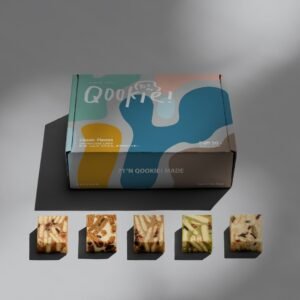 【台灣製】【Qookie!端午禮盒】經典大綜合 - 20入禮盒 (附提袋)(手工餅乾)