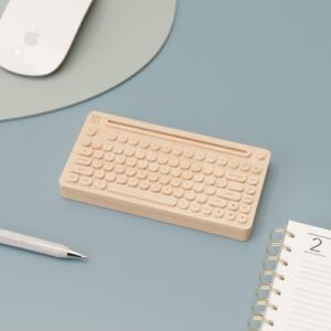 【預購】Mini Keyboard 造型名片盒 / 實木製 磁吸滑蓋 收納