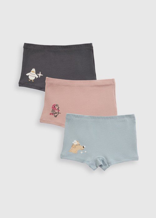 【台灣製】女童三入組_ 艾絲樂小兔系列.緊帶三角內褲 - Image 4