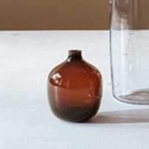 【預購】英國LSA | Vessel 窄口花瓶 咖啡/H18cm